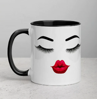 Lips and Lashes Color Mug