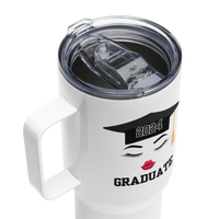 Graduate Travel mug with a handle