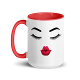 Red Lips and Lashes Gift Mug