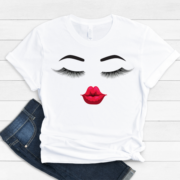 lashes and lips shirt