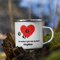 Dog Mom Enamel Mug