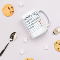 Teacher's List Mug