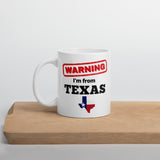 Texas Warning Mug