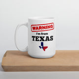 Texas Warning Mug